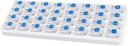 Monatliche Pille Organizer, große Reise Pille Box 31 Tag, Tägliche Pille Fall, Pillenhalter Behälter für Vitamin, Medizin, Supplement, Fischöl, Klar