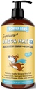 Wonder Paws Fish Oil for Dogs - Oméga 3 pour les chiens du saumon, de la morue et de l'huile de krill de l'Alaska - Acide gras de l'EPA DHA - Moins de mouture et de démangeaison - Peau, articulaire, immunitaire et santé du coeur - Supplément liquide (16 oz)