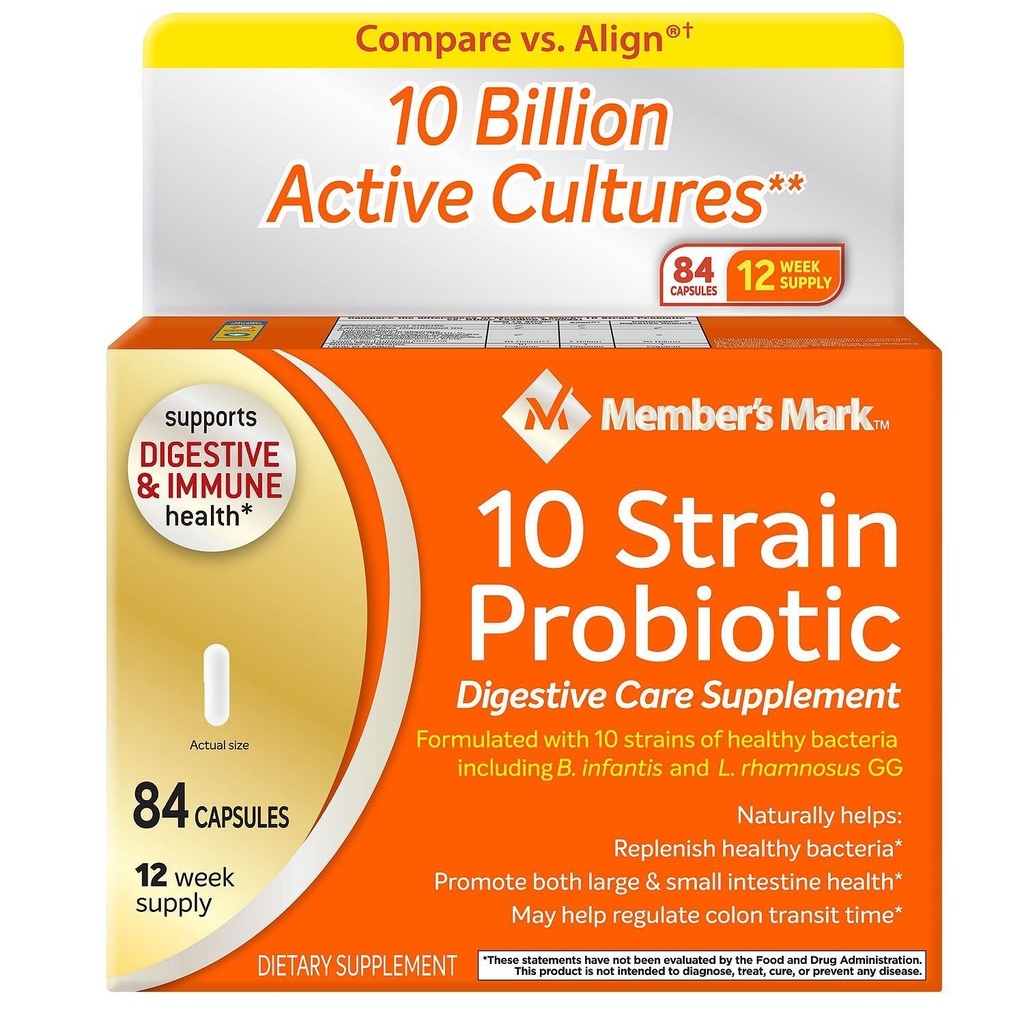 Supplément de soins digestifs probiotiques Mark 5X du membre - 2/42ct. Bouteilles