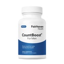 Fairhaven Health CountBoost pour les hommes Optimal Count and Volume Male Fertility Supplément - Pré-conception Nutrition pour lui - avec Ashwagandha, vitamine C, et CoQ10-60 Capsules