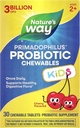 Nature's Way Primadophilus Probiotic Chewables für Kinder, unterstützt gesunde Verdauungsflora*, für Kinder Alter 2+, 3 Billion CFU, 30 Kirschblüten (Packaging May Vary)