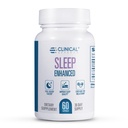 Clinical Effects Sleep Enhanced - Magnesium Supplement - 60 Capsules - Magnesium Glycinate, L-Theanine and Apigenin - for Relaxation and Natural Calm - No Melatonin Sleep Support - USA Made