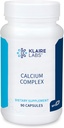 Klaire Labs Calcium Complex - Certified BSE-Free Calcium Microkristalline Hydroxyapatit & Citrate mit Phosphor (90 Kapseln)