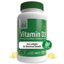 Santé Thru Nutrition Vitamine D3 10 000iu 360 Mini Softgels pour l'offre maximale de l'année d'approvisionnement $ 250mcg Cholecalciferol $ 3e partie testée $ Non-OGM USP Grade en bio EVOO.Immune Health Support