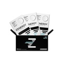 ZENERGY Energy Gum - Mint Flavor | 50mg Caffeine + 35% B6 and 45% B12 Vitamin | Vegan, 0 Sugar, 0 Calories, 0 Gluten, 0 Aspartame, Non-GMO, Instant Action | 3 Pack = 24 Count