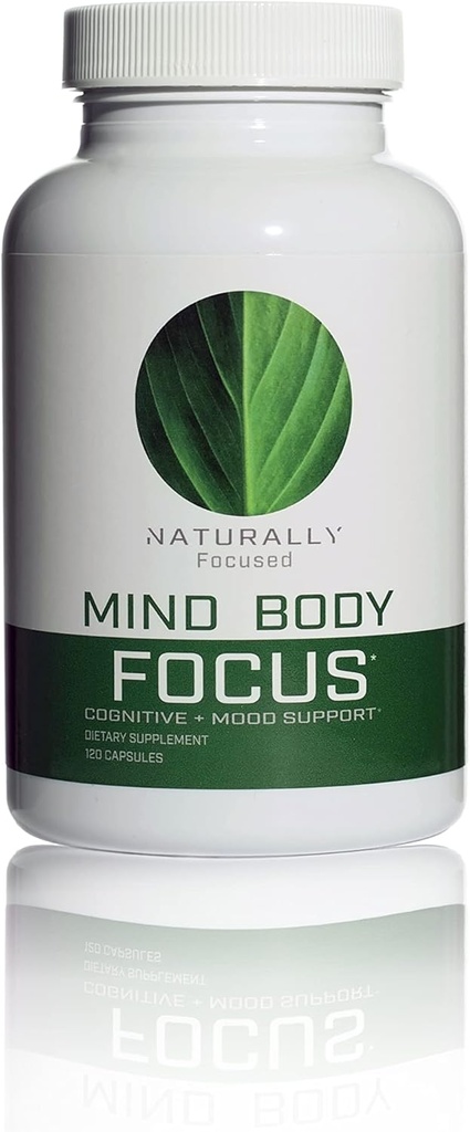Mind Body Focus | Natural Nootropic Brain Supplement für Fokus, Gedächtnis und Stimmung Unterstützung - Mentale Klarheit, Konzentration und kognitive Leistung mit Mucuna, Bacopa, Rhodiola, Phosphatidylcholin