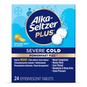 Alka-seltzer Plus Severe Cold PowerFast Fizz Orange Zest Effervescent Tablets, 24ct, Packaging May Vary