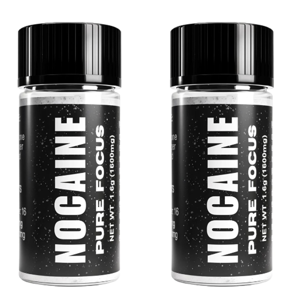 NOCAINE Pure Focus Powder – 1.6g Vials (2-Pack)