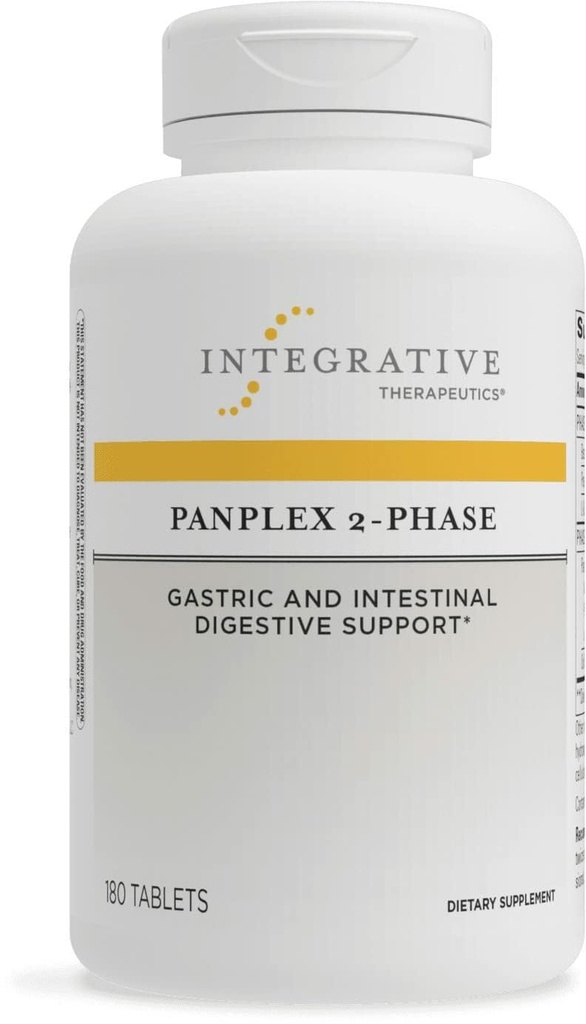 Integrative Therapie Panplex 2-Phase - Tägliche Ergänzung für Verdauungs- und Darmstützung* - Glutenfrei - 180 Zähler (90 Portionen)