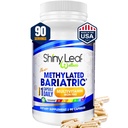 Glänzende Blatt Methyliertes Bariatric Multivitamin ohne Eisen – Vitamine für Magen-Bypass & Sleeve, 1 Tägliche Kapsel W Methyliertes Folat, B12, A, C, D, K & Mehr. Vegetarisch, Soy-Free, USA Made (90 Ct.)
