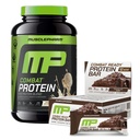 Muscle Pharm Combat Protein 2lb Vanilla and Combat Chocolate Cake Sport Bars