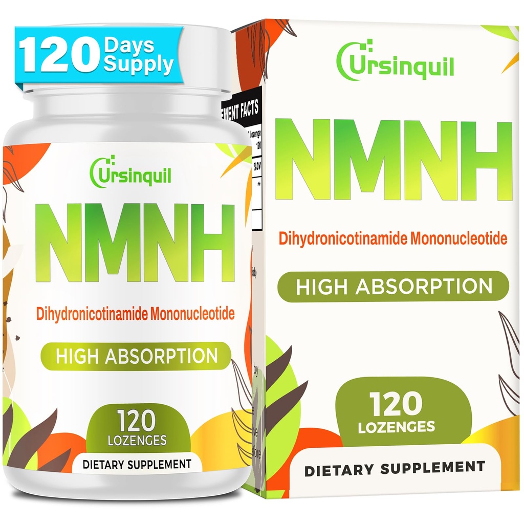 Sublingual NMNH 500mg (dihydronicotinamide mononucléotide) (120 portions, NMNH 500mg par portion) Supplément NAD pour augmenter les niveaux NAD à mesure que nous vieillissons, pour l'anti-âge, l'énergie, l'immunité, Focus - 120 Compte