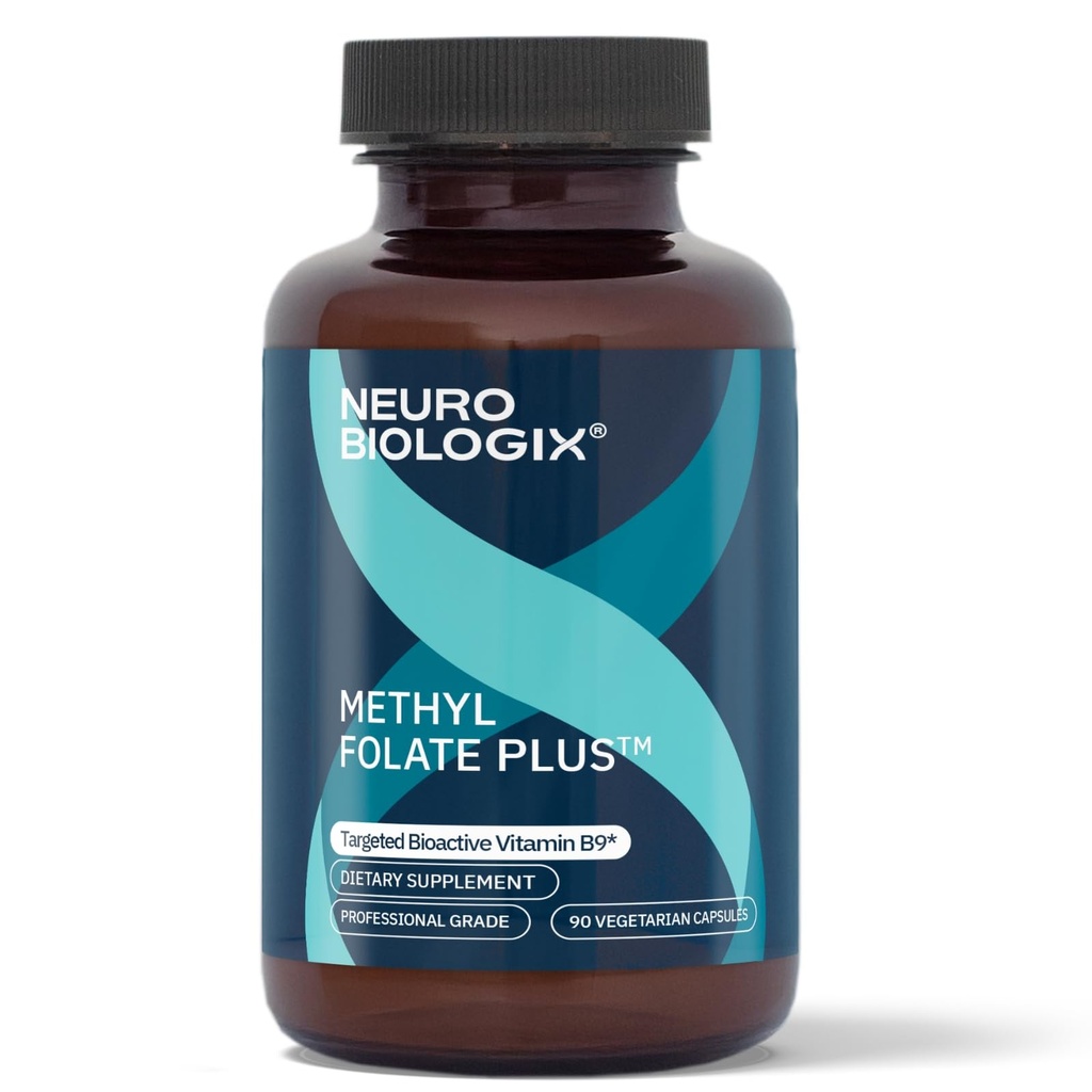 Méthyl Folate Plus - Mélange avancé de L-5-méthylfolate, acide folinique et vitamines B pour le soutien de la méthylation - supplément de méthylfolate pour le soutien de la fonction neurologique et immunitaire