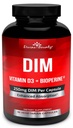 DIM Ergänzung 250mg mit Vitamin D3 Plus BioPerine - Diindolylmethan Menopause & Estrogen Unterstützung, Hormon Balance Unterstützung für Frauen und Männer - 90 Vegetarische Caps