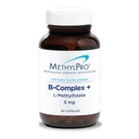 MethylPro B-Complex + L-Methylfolat 5 mg - Methylierter Vitamin B-Komplex für Frauen und Männer, Cellular Energy Support mit Folat, Niacin und Biotin, VIT B Supplement - 90 Vegan Kapseln