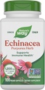 Nature's Way Echinacea Purpurea Herb, Immununterstützungsergänzung*, 1200 mg pro 3-Kapseln, Non-GMO Project Verified, Vegan, 100 Kapseln (Packaging May Vary)