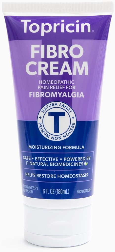 Topricin FIBRO Schmerzlinderung Creme (6 oz) – Schnelles Relief für Fibromyalgie mit patentierter Formel - Reduziert Dauer und Intensität von Fibromyalgia Episoden, verbessert Schlaf und Restaurationen Energie