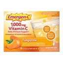 Emergen-C 1000mg Vitamin C Immununterstützung Pulver Tangerine 30CT umfasst Zink, Mangan, 7 B Vitamine und Elektrolyte für Back to School Essentials