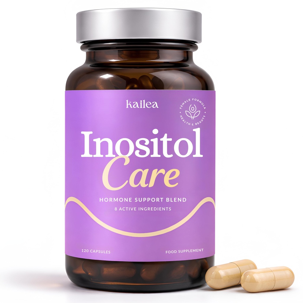 Supplément de support PCOS 8-en-1 - 2000mg Myo Inositol, NAC, Racine de Maca, Cinnamon, Chromium, Folate, Zinc, Vitamine D3.