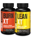 Brûlure d'usine Jacked-XT Clinically Studied Fat Burner & Weight Loss Supplement - Comprimant d'appétit et Booster d'énergie (120 capsules) et Lean-XT Fat Burner sans caféine (60 capsules)