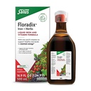 Floradix Iron & Herbs - Flüssige Kräuter-Ergänzung für Energieunterstützung - Eisen-Ergänzung mit Vitamin C & Vitamin B-Komplex - für Männer & Frauen - 16.9 fl oz