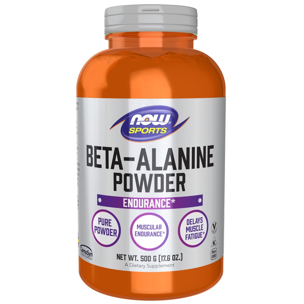JETZT Lebensmittel Sporternährung, Beta-Alanin reines Pulver 2.000 mg, Muskelausdauer*, 500 Gramm