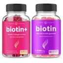 NutraChamps Biotin+ & Biotin. Das komplette Duo für Haar, Haut und Nägel.