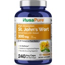 NusaPure St. John's Wort 20:1 Extrakt, 300 mgÄquivalent zu 6.000mg 240 Veggie Kapseln (Vegetarian, Non-GMO) Bioperine