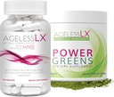 Capsules LX sans âge avec poudre Superfood Power Greens