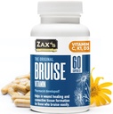 ZAX'S Bruise Vitamin Pharmacist Entwickelt Bruising Ergänzungen Potent Bruising Swelling Reducer, Zink, Vitamin K, D3, Ascorbinsäure, Citrus Bioflavonoids, 60 Caps, Kombinieren Arnica Bruise Cream