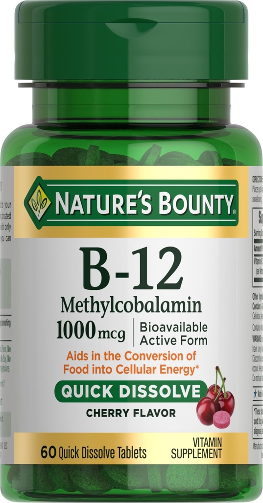 Natur Bounty Vitamin B12, 60 Graf