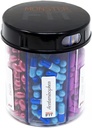 Monster Jr Supplement Pill Dispenser - hält kleine Medium Medikamente Vitamine und einfach aus einem Behälter zu verzichten enthält Compartment Labels ( 1 Packung)