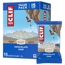 CLIF BAR - Energy Protein Bars - Schokoladenchip - Hergestellt mit Bio Hafer - Energy Bars - Non-GMO - (15 Pack)