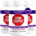 Stone Stopper Kapseln, Nierenstein Prävention, Calcium Oxalat Protektor, Alkali Citrate Support Supplement, entwickelt von Urologen, um Nierengesundheit zu unterstützen, 90 Tage Versorgung (360 Zähler)