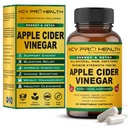 ACV Pro Apfel Apfel Apfelessig Kapseln Certified Organic mit Mutter ACV Pillen Detox Cleanse Säure Reflux Unterstützung Ergänzung Ginger Root Cayenne Pfeffer Pulver