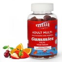 Vitamines halales pour les adultes - Multivitamines halales pour les femmes et les hommes - Vitamine A, C, D, E, B6, B12 - Gommies halales végétariennes - 90 Nombre