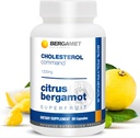 Cholestérol Command, Citrus Bergamot SuperFruit Supplement, 47% Bergamot Polyphénol Fraction (BPF) Formule brevetée, Fabriqué aux États-Unis, 1 mois, 90 capsules