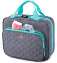 BAGSFY Medizin Tasche für Reisen, Pill Bottle Organizer Lagerung, Große medizinische Reisetasche, Pillen Box für Vitamin, Erste Hilfe Kit Taschen Leer. (Kommt mit Wöchentlich Pill Organizer)