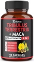 Zolotus Premium Tribulus Terrestris Kapseln - Kombiniert mit Ashwagandha, Panax Ginseng & Maca - 90 Zähler für 3 Monate