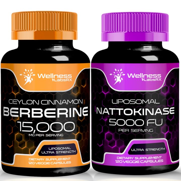 Nattokinase Supplement Kapseln - 5000 FU - Enzyme aus reinem japanischen Natto-Extrakt, Herz und Immununterstützung