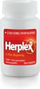 Herplex Premium Tablets | Helps Against Outbreaks & Cold Sores with No Side Effects | Helps to Quickly Ease & Reduce Symptoms of Cold Sore, & Fever Blisters | 120 Tablet