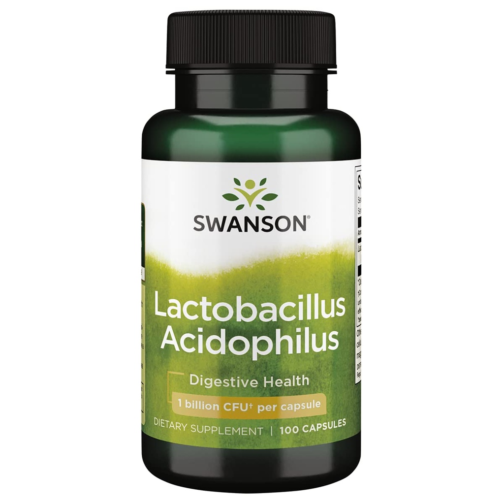 Swanson Lactobacillus Acidophilus 2 Milliarden Cfu 100 Kapseln