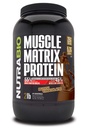 NutraBio Muscle Matrix Protein Powder - 25g Protein Per Scoop - Whey Isolate und Micellar Casein Combo für schnelle und langsame Freisetzung - Niederländische Schokolade - 2 Pfund, 28 Portionen
