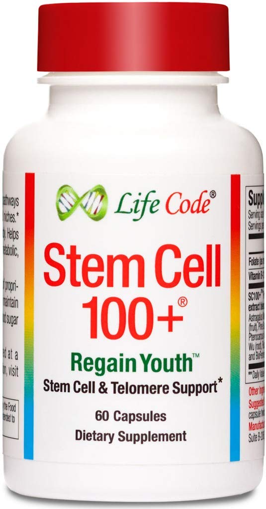 Stammzelle 100+: Multi-Pathway Anti-Aging & Rejuvenation Supplement unterstützt Stammzellen, Telomeres, Longevity Gene, Vascular Circulation, Neural Function, Autophagy, und mehr