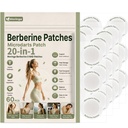 GLPLUS-1 Patches,Berberine Patch, Moringa Microdarts Berberine +NAD Patches, 20-in-1 Nano Patch with L Glutamine, Chromium, Moringa,Pomegranate and Cinnamon for Men & Women - 60Pcs