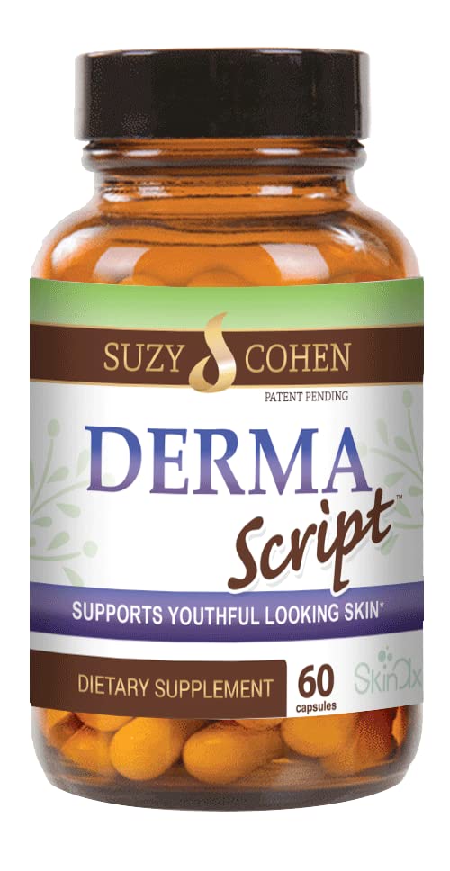 Script Essentials DermaScript Clear Skin Probiotic- Skin Care Routine Supplement - Biotin Face Supplemnt - Kämpfe Akne, Trockenheit, Irritation und Rashes (60 Kapseln)
