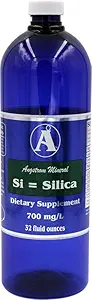 Suppléments Silica par Angstrom Minerals - Liquid Ionic Silica Mineral Water 32oz 700ppm