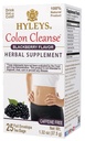 HYLEYS Colon Cleanse Tea BlackBerry Flavor - 25 sachets à thé (1 paquet)