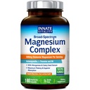 Innate Vitality Magnesium Supplement 500mg, Magnesium Glycinate, Malate & Taurate, with Vitamin B6, Ashwagandha, L-Theanine & Celery, High Absorption, Vegan, Non-GMO (180 Count)