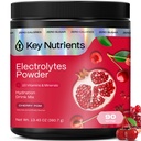 KEY NUTRIENTS Multivitamin Elektrolyte Pulver Kein Zucker - Sweet Cherry Pom Elektrolyt Pulver - Endurance & Energy Supplement - Hydration Pulver - Keine Kalorien - 90 Servierungen - Made in USA